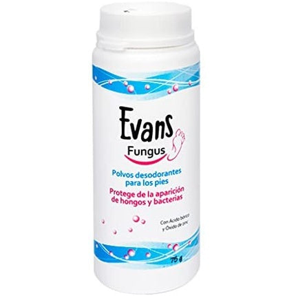 Pudră pentru picioare Evans Fungus, albă, 75g