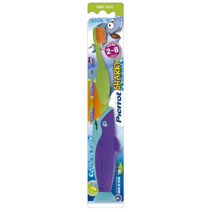 Periuță de dinți copii Pierrot Sharky, 3-8 ani