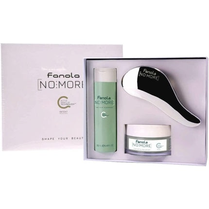 Set îngrijire păr, Fanola No:More, Kit cu Cleanser 250ml, Mască 200ml și Pieptăn Silicone Free