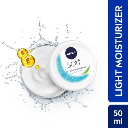Cremă de zi Nivea Soft 50 ml cu Vitamina E