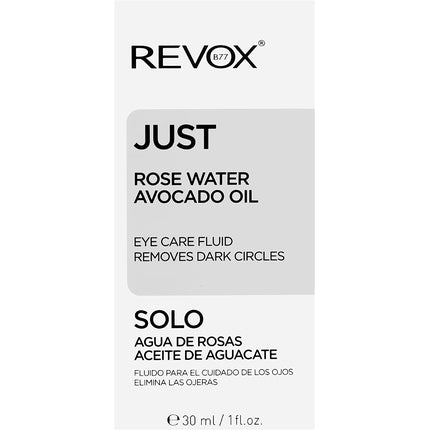 Demachiant ochi, Revox B77, cu apa de trandafiri si ulei de avocado, 30ml