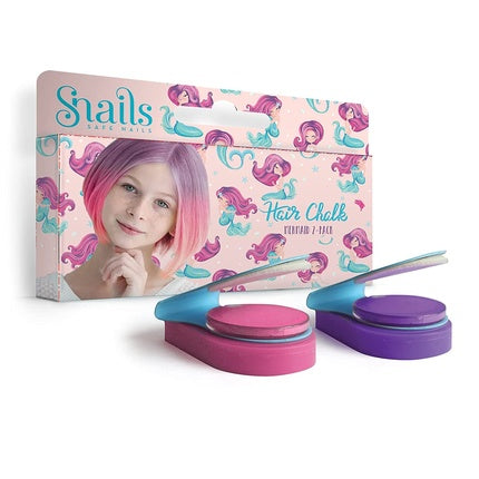 Set cretă de păr, Snails Safe Nails, Mermaid, multicolor