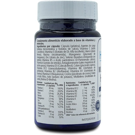 Complement Alimentar H4u Multivitamin pentru Bărbați 550mg, 30 Capsule