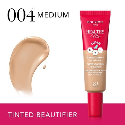 BB Cream, Bourjois, Healthy Mix Tinted Beautifier, 004 Medium, 30ml