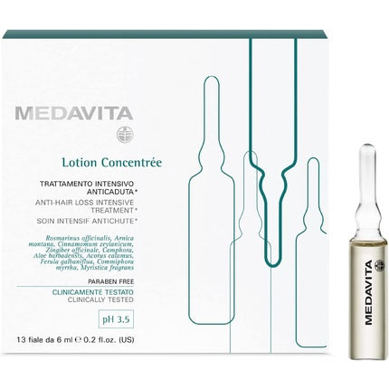 Lotion Concentrată Medavita, Tratament Intesiv Anti-Cădere Păr, pH 3.5