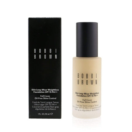 Fond de Ten Bobbi Brown Skin Long-Wear Weightless, Neutral Sand, SPF 15, 30 ml