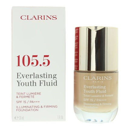 Fond de ten lichid Clarins Everlasting Youth Fluid 105.5 Flesh 30ml