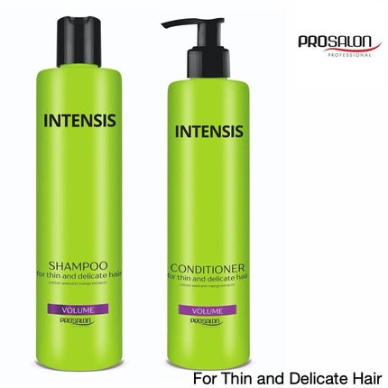 Șampon Prosalon Intensis, extra volum, verde