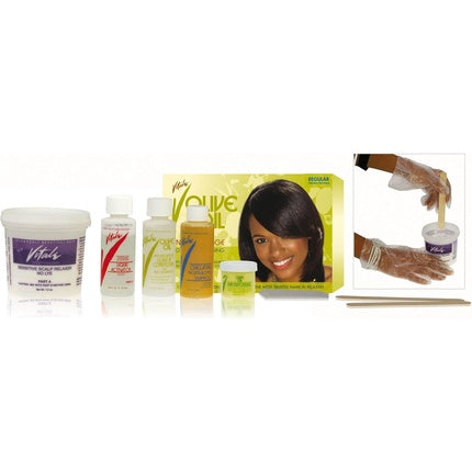 Vitale Hair And Scalp Care Kit, Set Tratament Capilar, Conține Recipient Alb, Flacoane Colorate, Aparate de Mixare