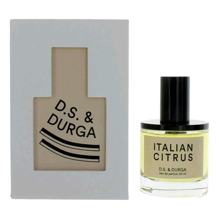 D.S. & Durga Italian Citrus Eau De Parfum Spray, 50ml, Sticlă transparentă cu etichetă galbenă
