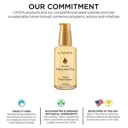 Ulei tratament L'Anza Keratin Healing, 100 ml