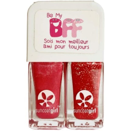 Suncoat Girl, Duo Best Friend Forever Lac de unghii pe bază de apă, 2 x 8 ml, roz