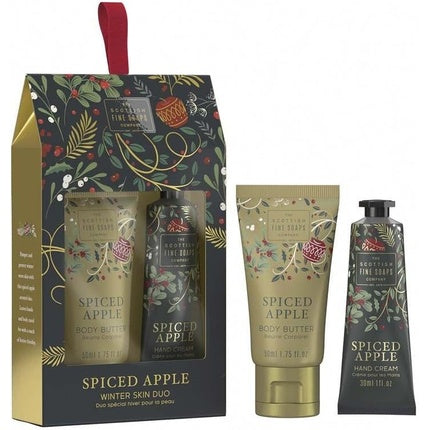 Set îngrijire față, Scottish Fine Soaps, Spiced Apple, 30ml 50ml