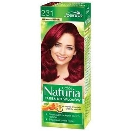Farbă pentru păr Joanna Naturia 231 Roșu Căpșuni, 80ml