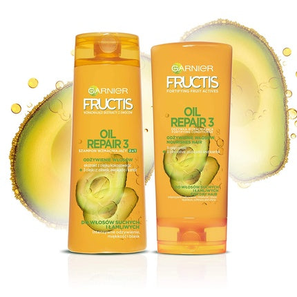 Balsam Garnier Fructis Oil Repair 3, păr uscat, 200ml