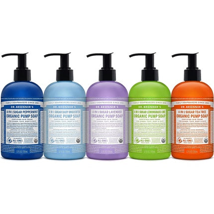 Săpun lichid, Dr. Bronner's, Organic, pompiță, 355ml, portocaliu