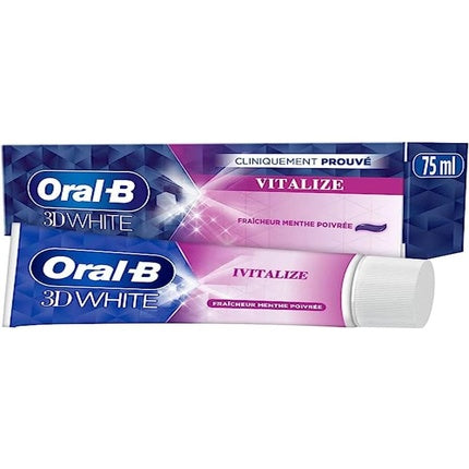 Pasta de dinți Oral-B 3D White Vitalize, 75ml, Mentă Piperată