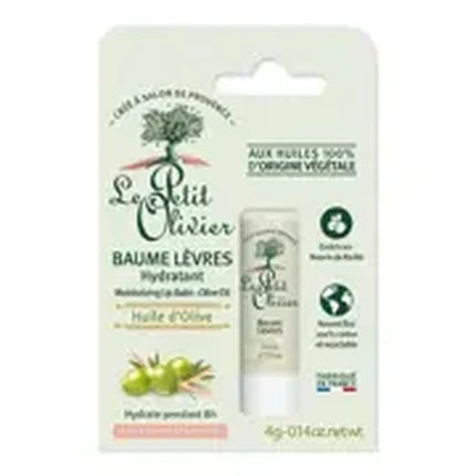 Balm de buze, Le Petit Olivier, cu ulei de măsline, hidratant, 4g