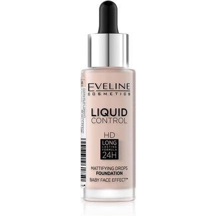 Primer fata, Eveline Cosmetics, Liquid Control, 32ml, Ivory