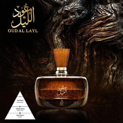 Parfum Arabiyat Oud Al Layl, Unisex, 100ml, sticlă decorată