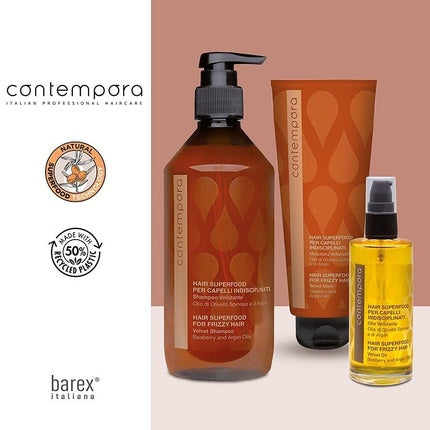 Șampon Contempora Hair Superfood Frizzy 500ml, maro