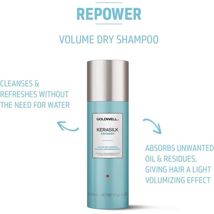 Șampon uscat pentru volum, Kerasilk Repower Volume, 200ml, pentru păr subțire