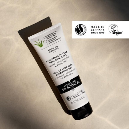 Gel de curățare facială Dr. Scheller cu Aloe Vera, 125 ml