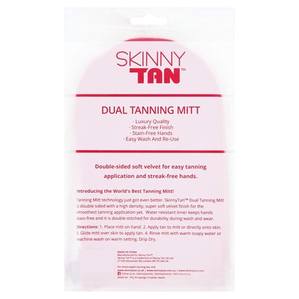 Mănușă aplicare Skinny Tan, Pink Velvet, 1 buc