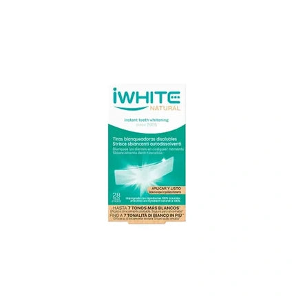 Benzi de albire dentară iWhite Natural, cu dizolvare completă, 28 bucăți