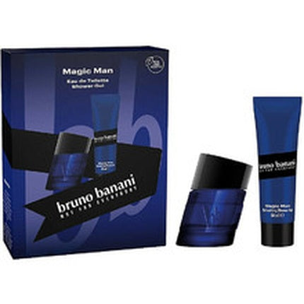 Set Cadou Aromat Masculin, Bruno Banani Magic Man, Eau de Toilette 30 ml și Gel de Duș 50 ml