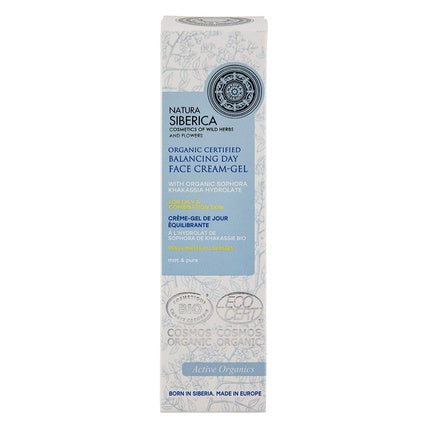 Cremă gel față, Natura Siberica, echilibrare, 50 ml