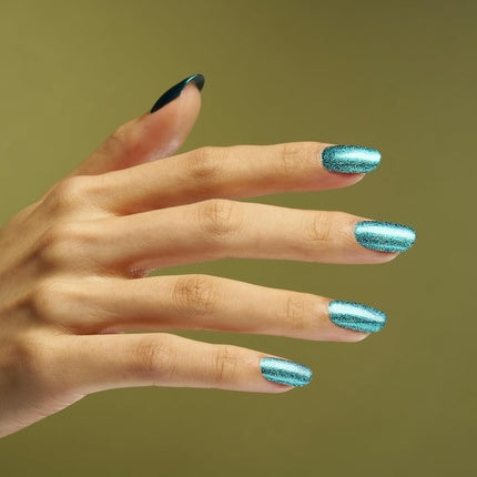 Lac de unghii gel, CND, Shellac, turcoaz sclipitor