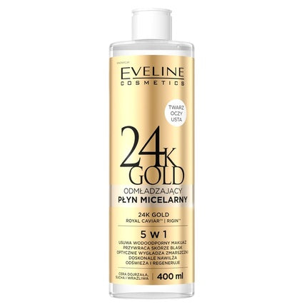 Eveline 24K Gold Micellar Water 5 In 1 400ml