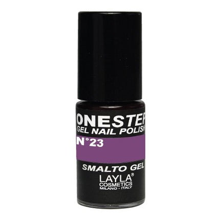Smalto Gel, Layla Cosmetics, One Step Gel Nail Polish Lotus Love, N23, Violet, 0.005L