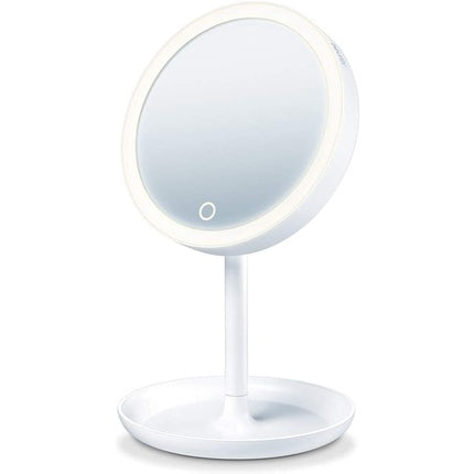 Oglindă cosmetică, Beurer, BS 45, cu LED, alb
