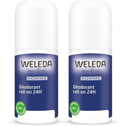 Deodorant Roll-On Weleda Men 24h, 50ml - Pachet de 2