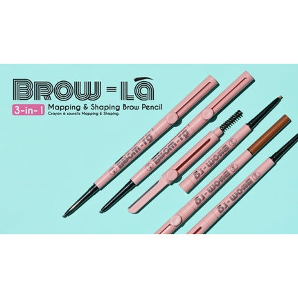 Creion Sprâncene J.Cat Beauty 3-in-1 Medium Cool Brown