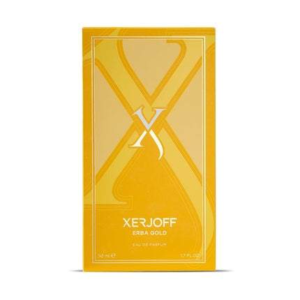 Xerjoff Erba Gold, Apă de parfum unisex, 50ml, sticlă galbenă cu dop auriu