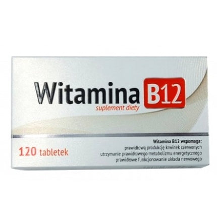 Vitality Max, Vitamina B12 Complex, 120 Tablete, Supliment Dietetic