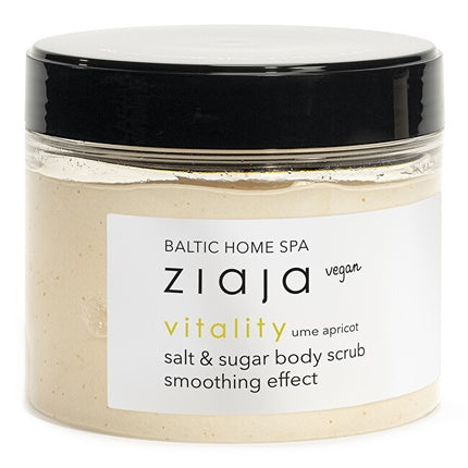 Scrub Corp Ziaja Baltic Home Spa, Ume Apricot Salt & Sugar Body Scrub, 300ml, Efect Netezire, Vegan