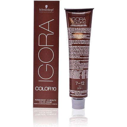 Vopsea de par, Schwarzkopf, IG Color10 7-12, 60ml