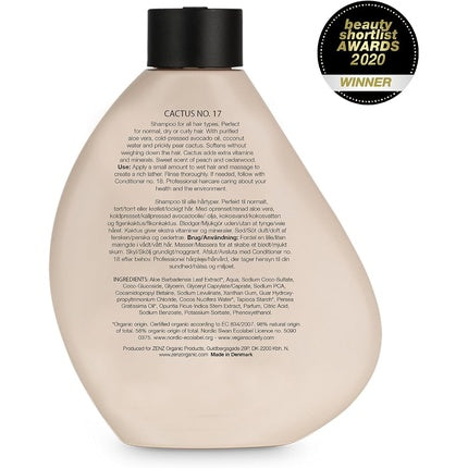 Șampon, Zenz, Cactus No. 17, 250ml, organic