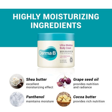Crema de Corp Derma B Ultra Moisture, 430ml