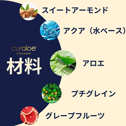 Lapte Demachiant, Curaloe, 200ml, albastru