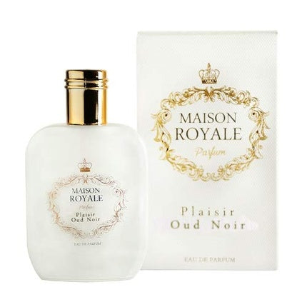 Extrait de Parfum, Maison Royale, Plaisir Oud Noir, 340ml, sticlă albă cu capac auriu
