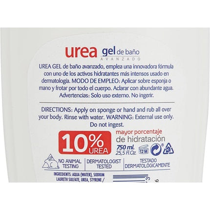 Gel de Duș Instituto Español cu 10% Uree, 750ml