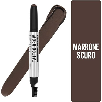 Creion sprâncene, Maybelline New York, Tattoo Brow Lift 04 Deep Brown