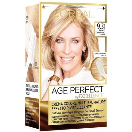 Vopsea de par, L'Oréal Paris, Perfect Age Excellence 09.31, Blond Nisipiu Deschis