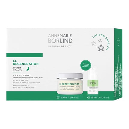 Set Îngrijire Noapte Annemarie Börlind LL Regeneration, 65ml, Alb