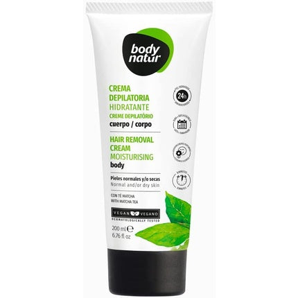 Cremă depilatoare Body Natur, matcha, 200ml